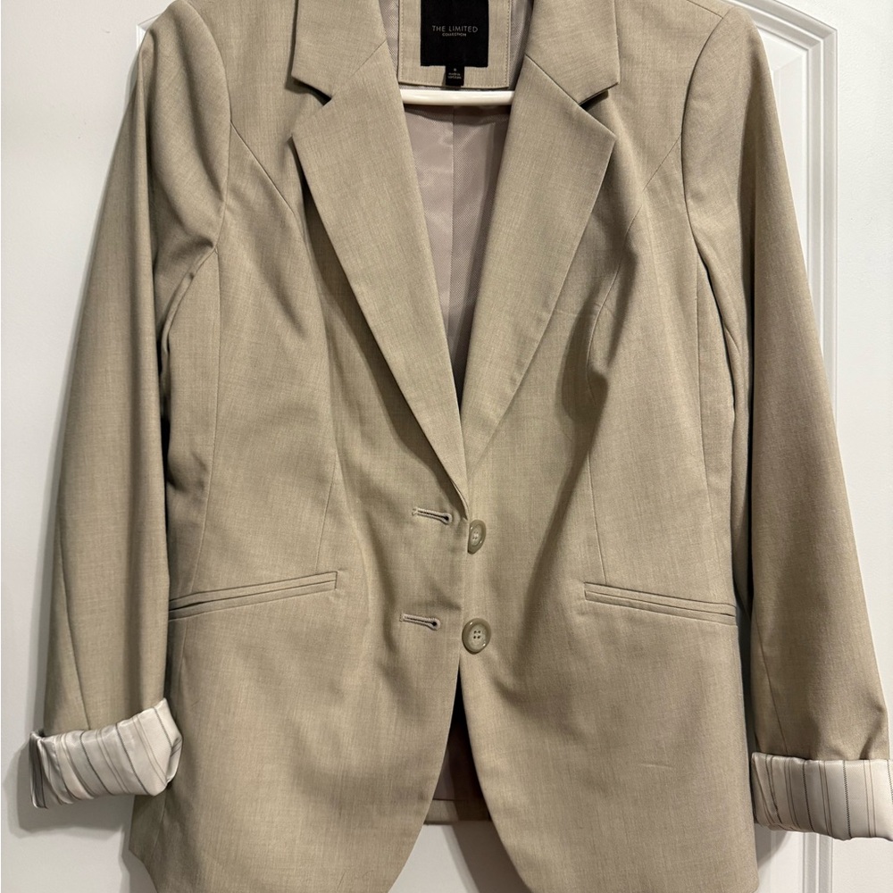 The Limited Beige Blazer